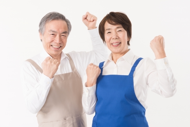 薩摩の黒を飲んで元気な夫婦